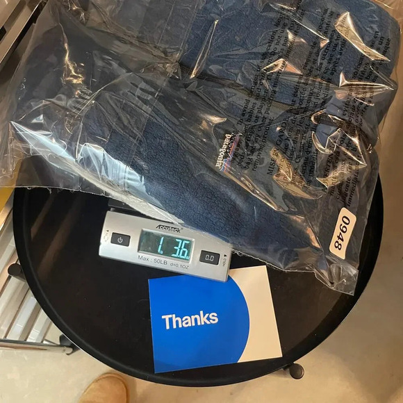 Patagonia Women's Zip Up Jacket Long Sleeve Size M Pockets Fleece Blue - Picture 12 of 12